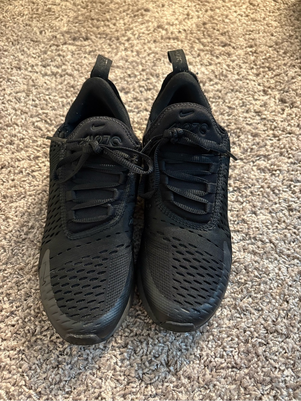 Nike Kid'ss Air Max 270 All-Black Running Shoes